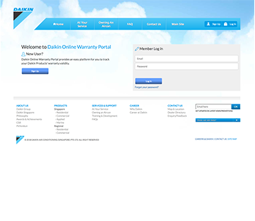 Daikin Warranty